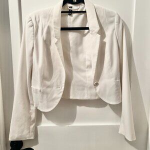 H&M white blazer
